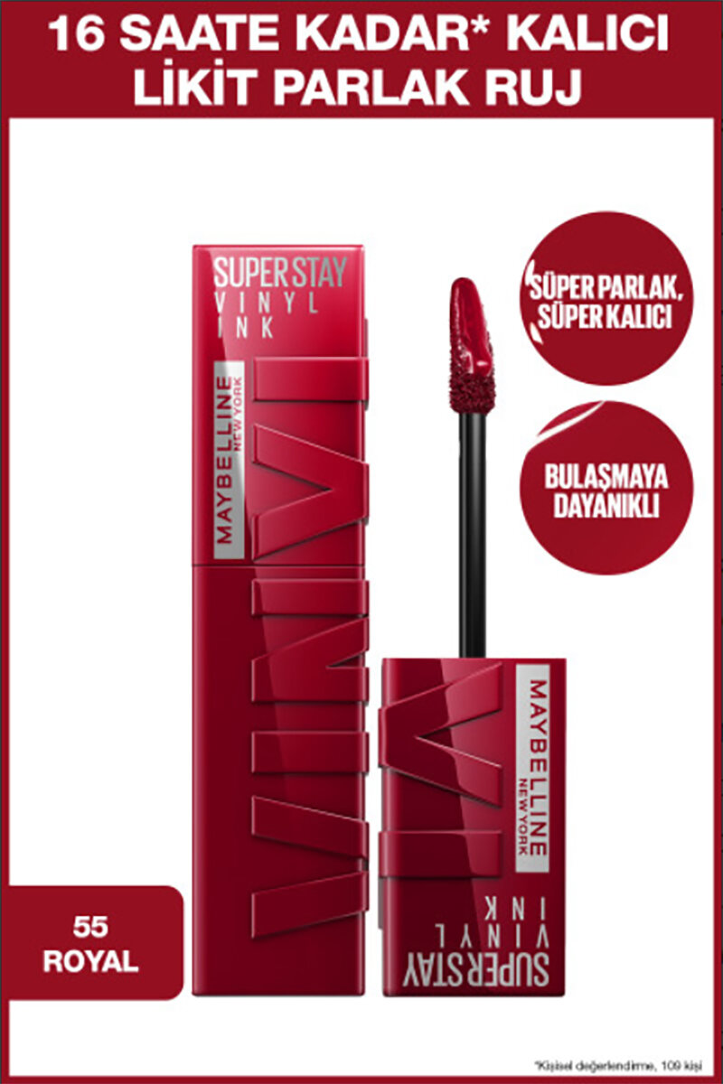 Maybelline Vınyl Ruj 55 Royal