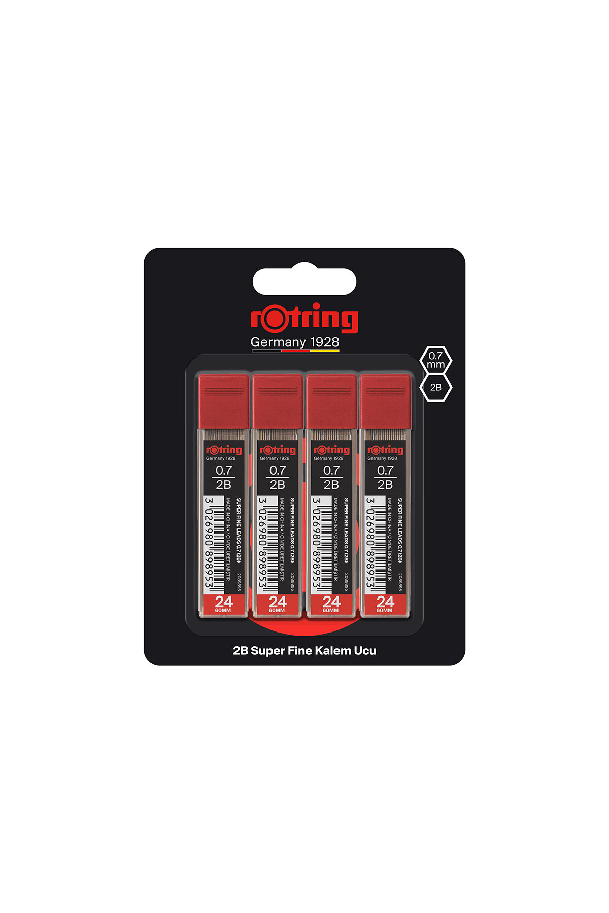 Mın Rotring S.Polımer 2B 0.7 4Lu