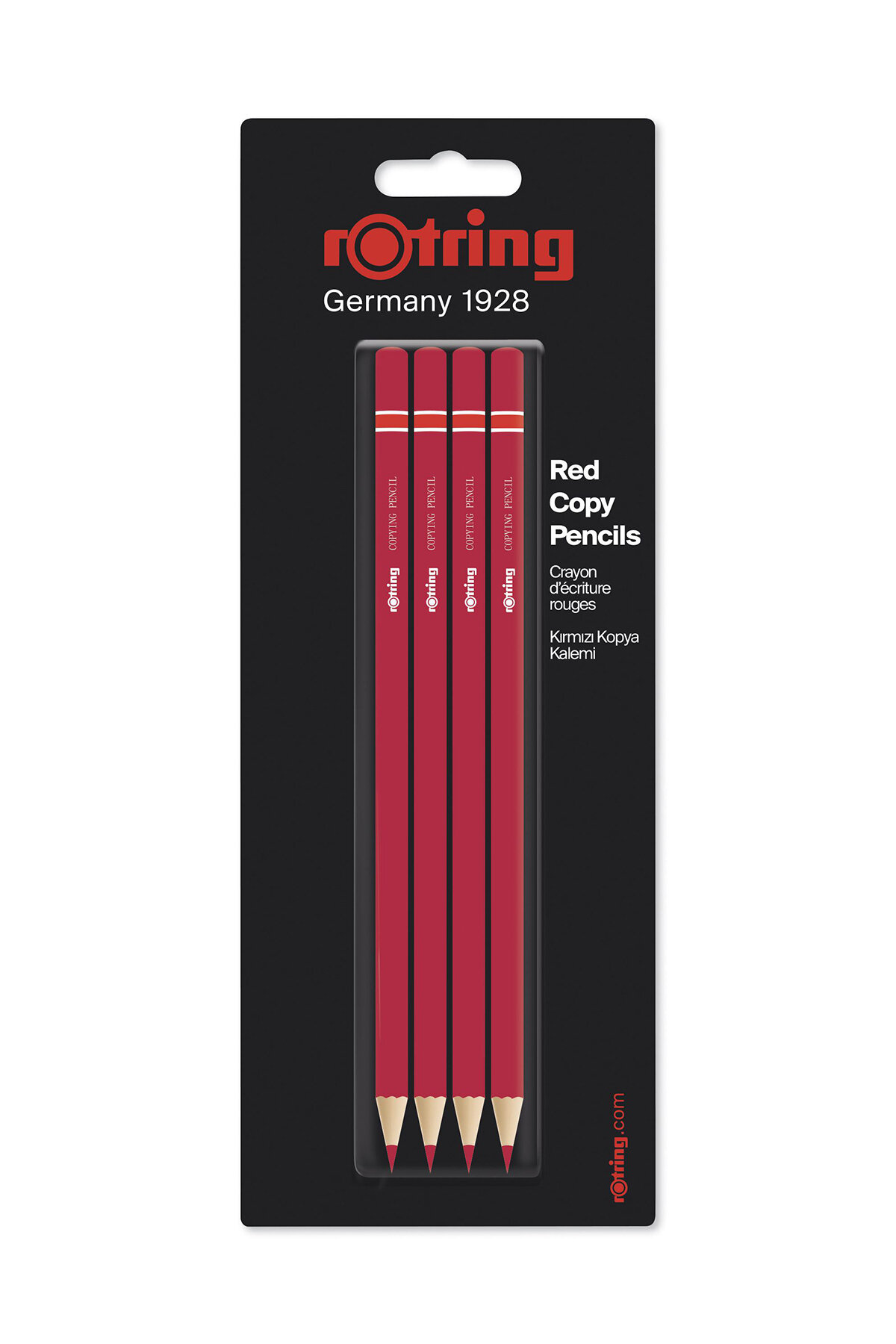 Kopya Kalemi Rotring Kırmızı 4'lü
