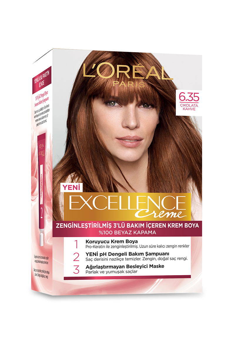 Excellence Saç Boyası 6.35 Çikolata Kahve