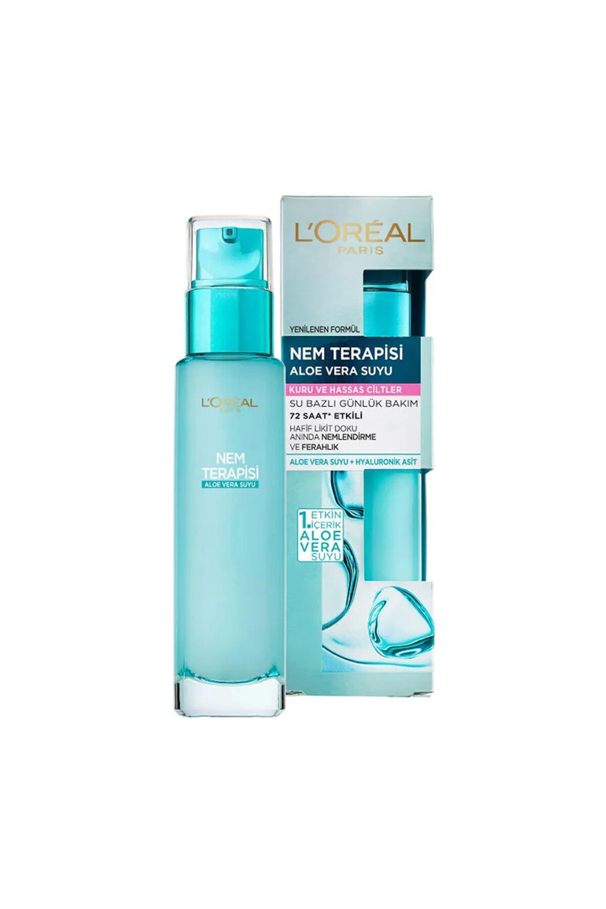 L'Oréal Paris Nem Terapisi Aloe Vera Suyu 70 ml Kuru & Hassas Ciltler İçin