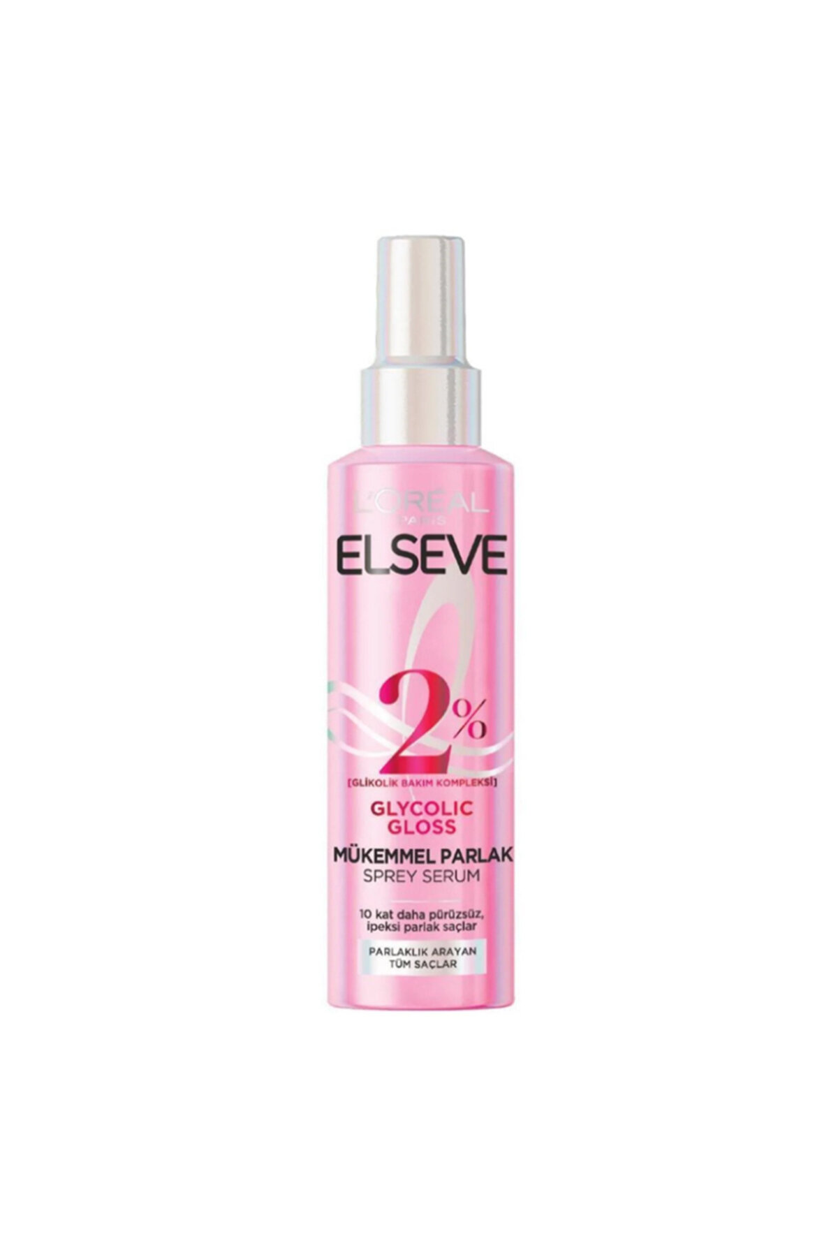 Elseve Glycolic Gloss Mükemmel Parlaklık Veren Saç Bakım Sprey Serumu 150ml