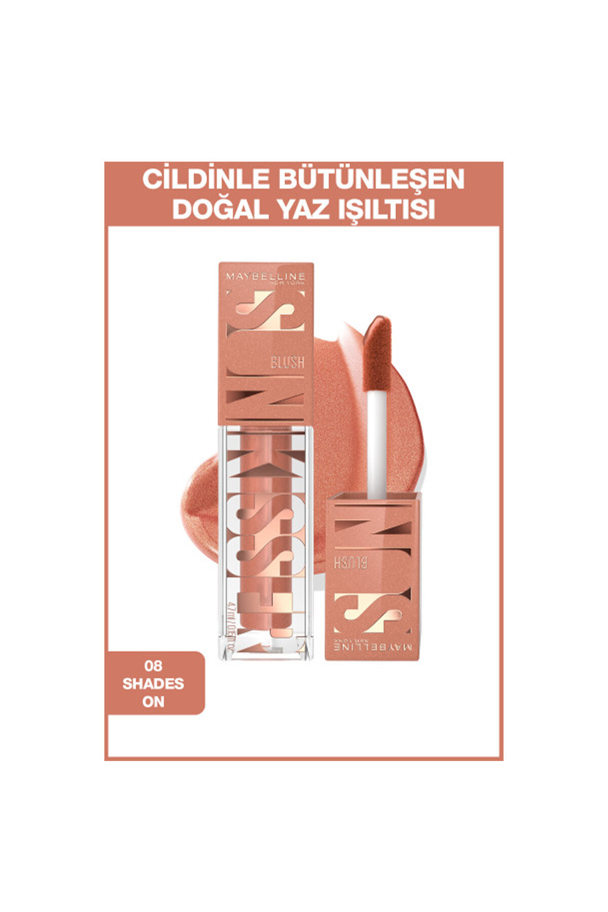 Maybelline New York Sunkisser Likit Allık- 08 Shades On