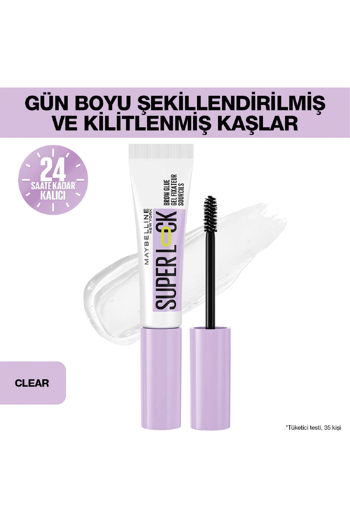 Super Lock Brow Glue Kaş Sabitleyici Maskara