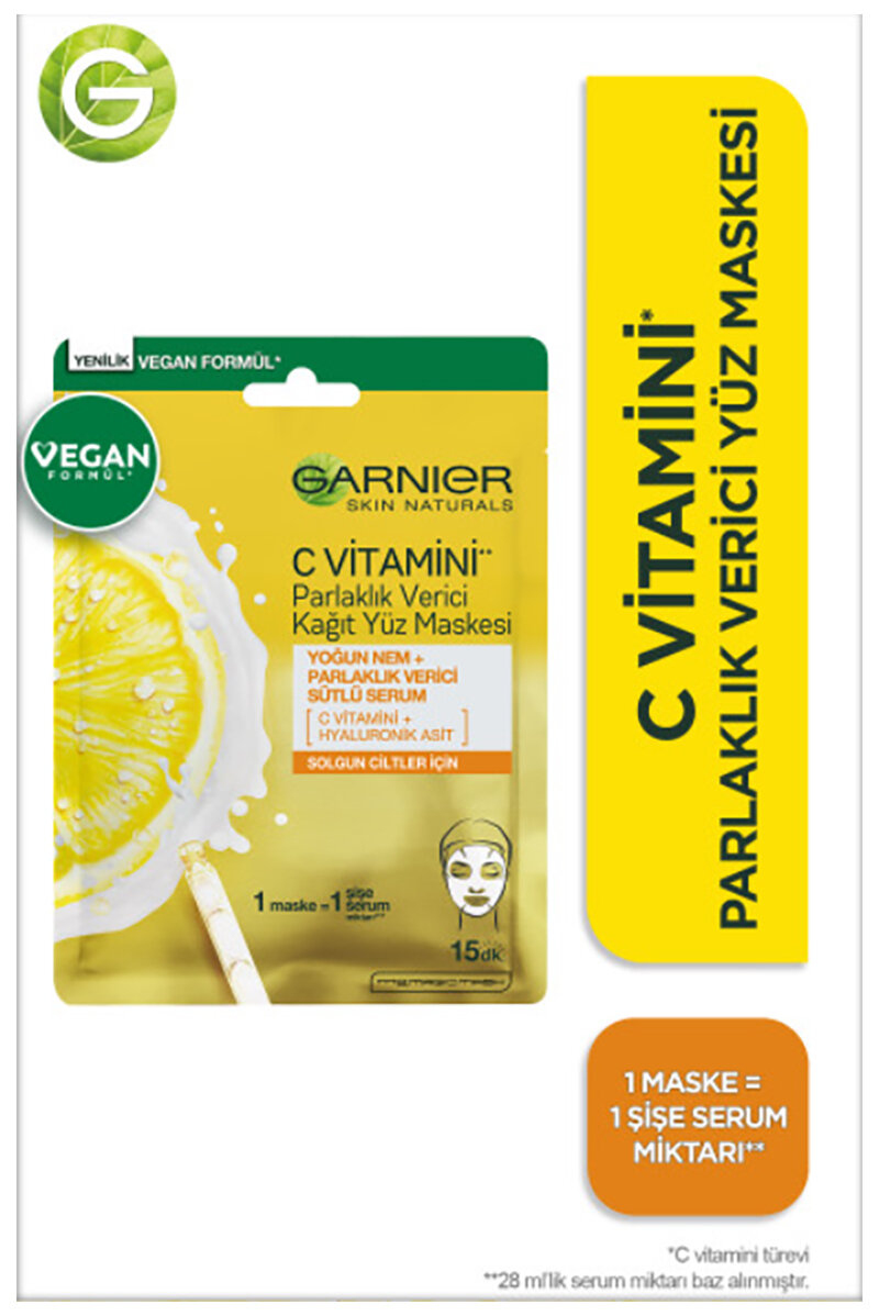 Garnier Kağıt Maske Vitamin C Serum