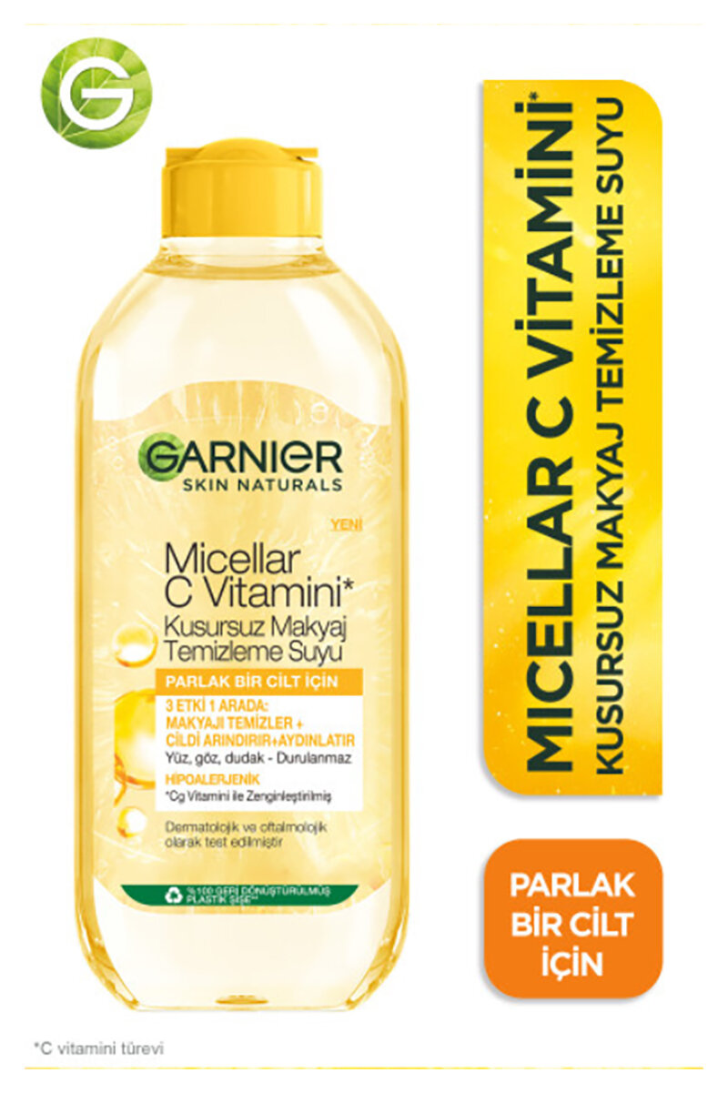 Garnier Micellar C Vitamini Kusursuz Makyaj Temizleme Suyu 400 ml