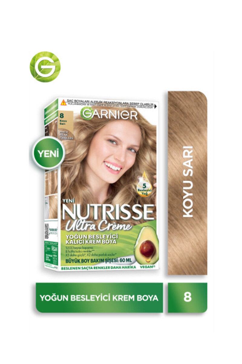 Nutrisse Ultra Creme 8 Koyu Sarı