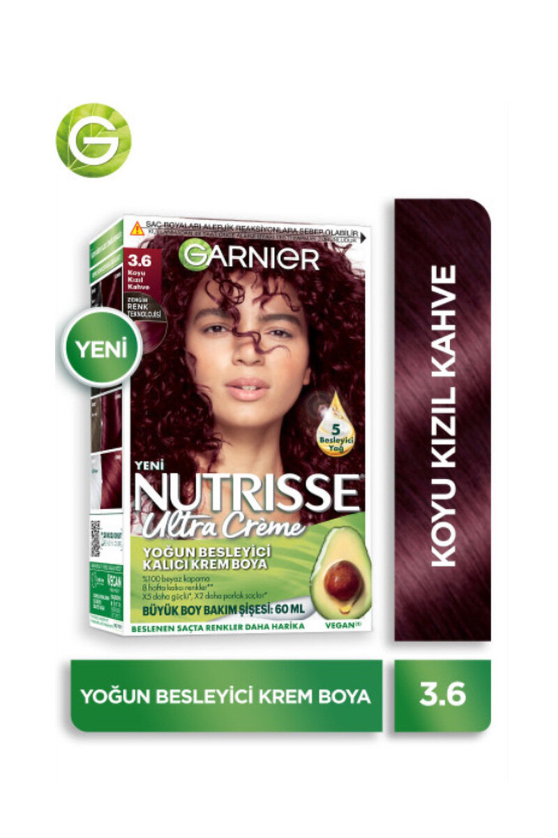 Nutrisse Ultra Creme 3.6 Koyu Kızıl Kahve