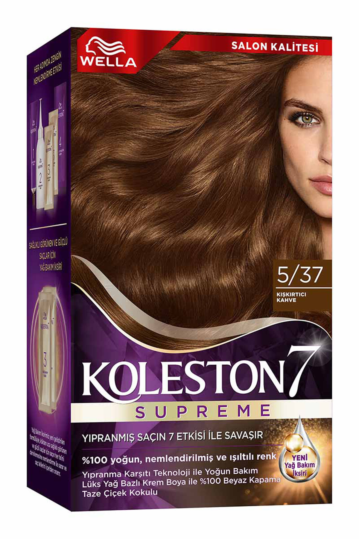 Koleston Saç Boyası 5/37 Kışkırtıcı Kahve