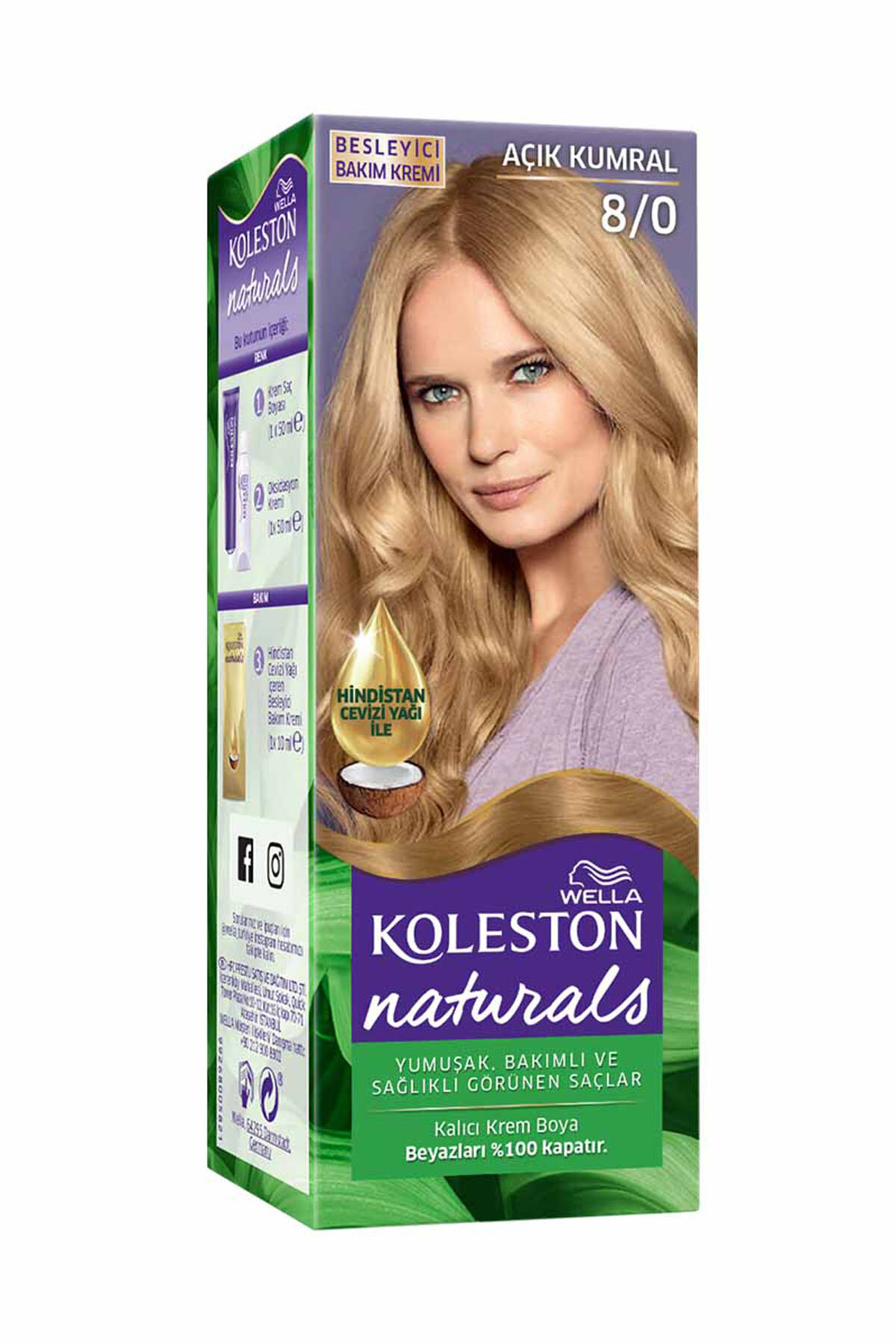 Koleston Naturals Saç Boyası Maxi 8/0