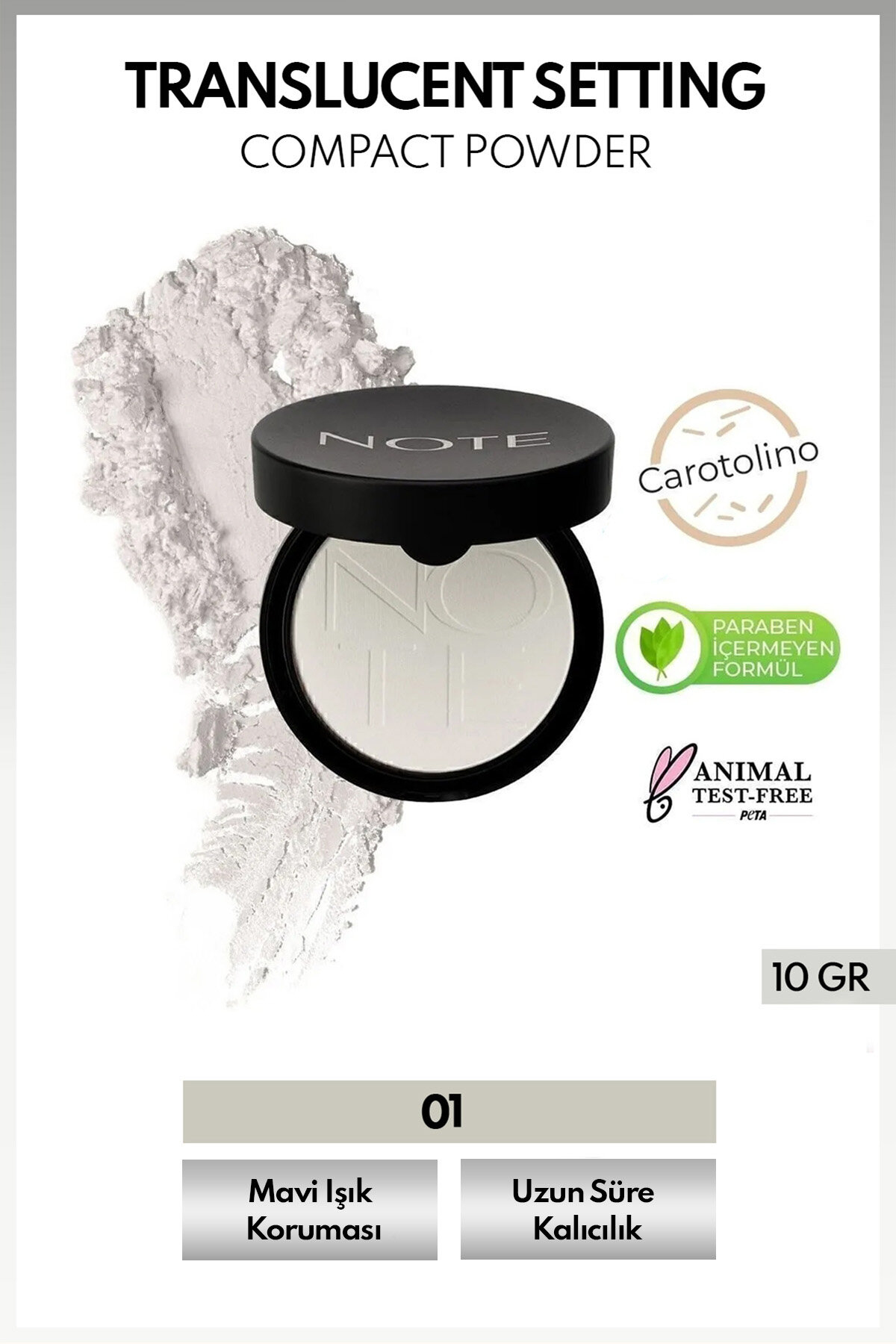 Note Translucent Setting Pudra