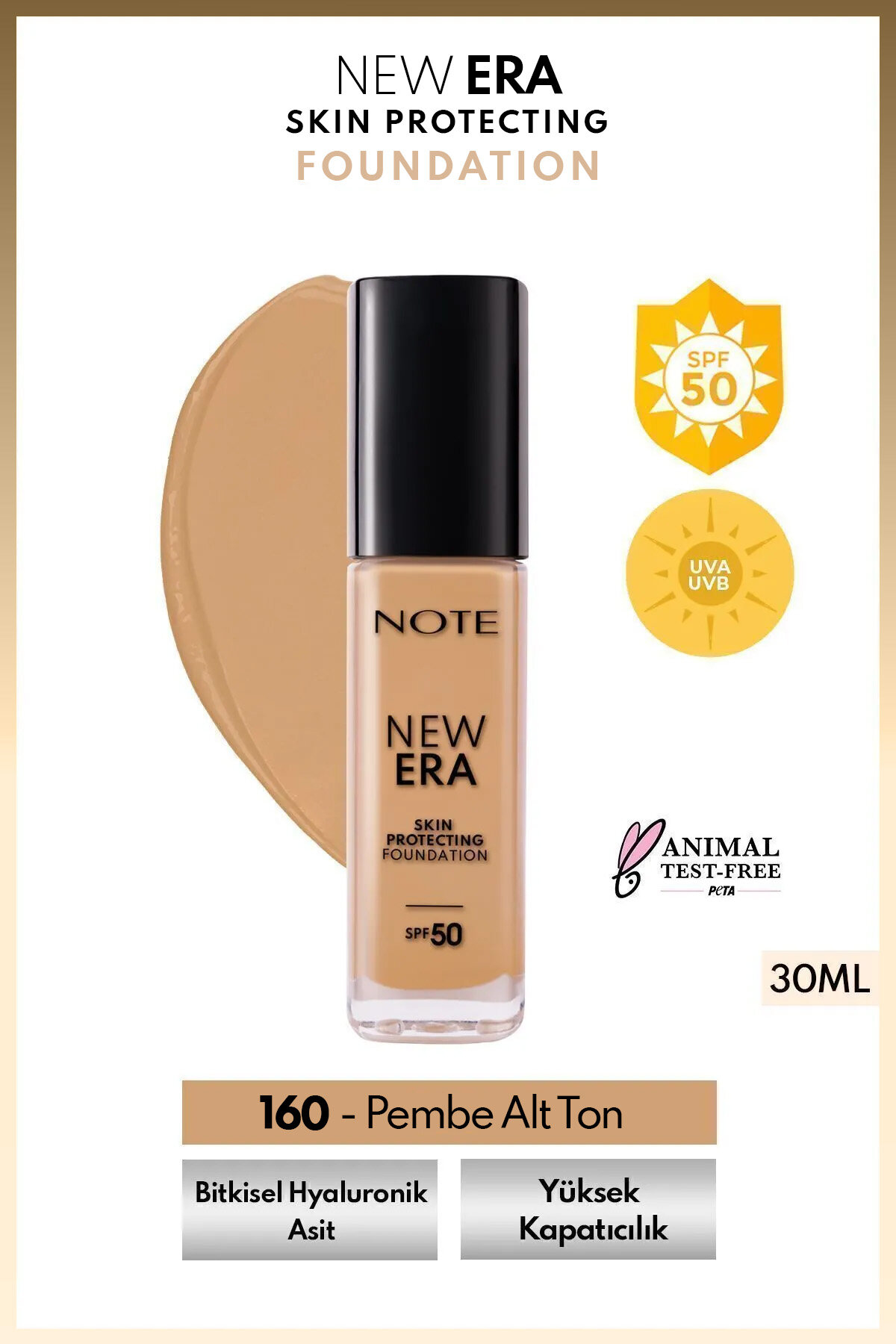 Note New Era Skin Protecting Foundation 160