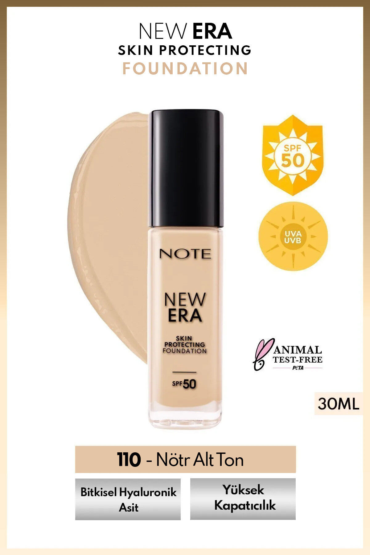 Note New Era Skin Protecting Foundation 110