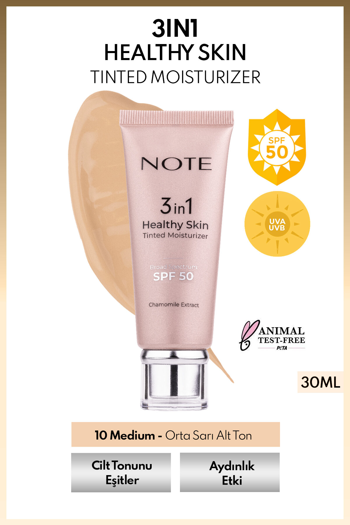 Note 3in1 Healthy Skin Tint Moisturizer