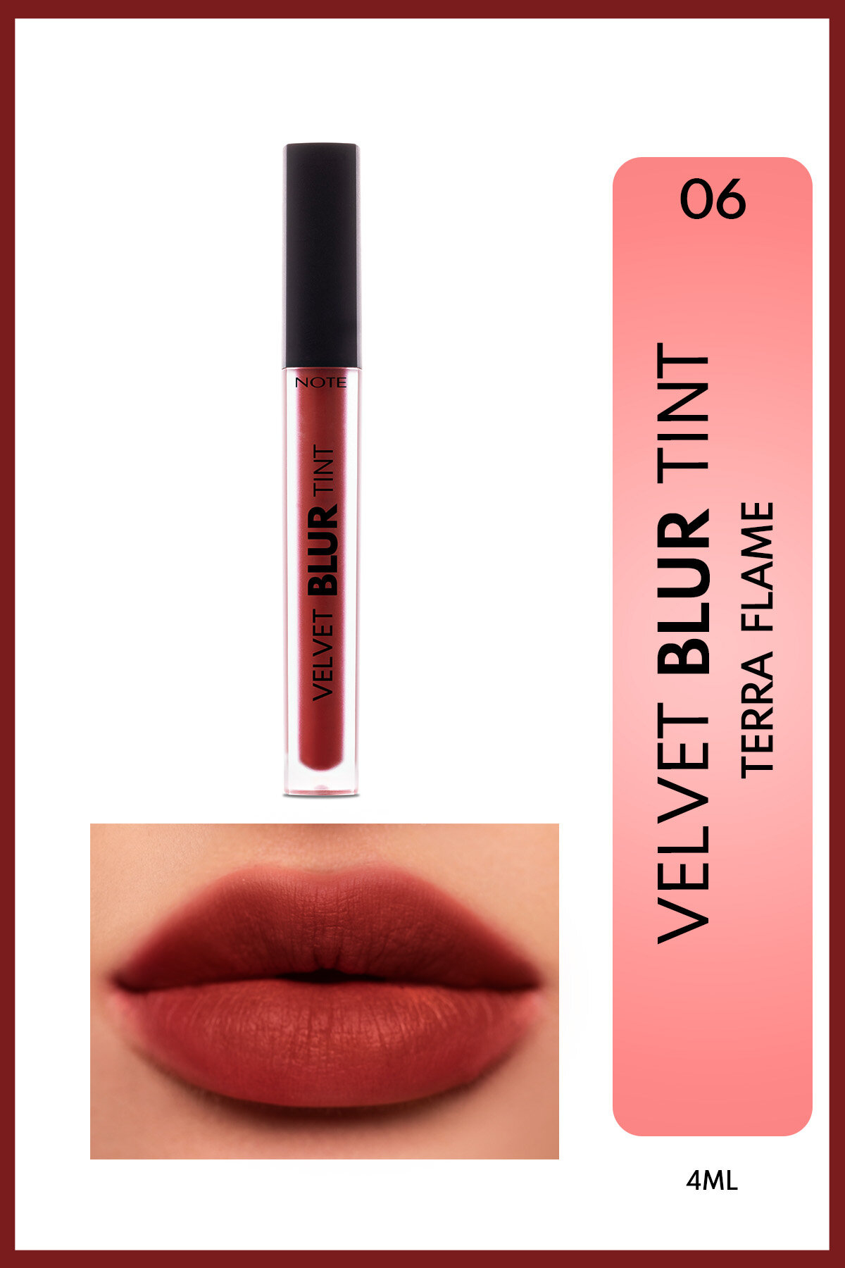 Note mat ruj velvet blur tınt 06