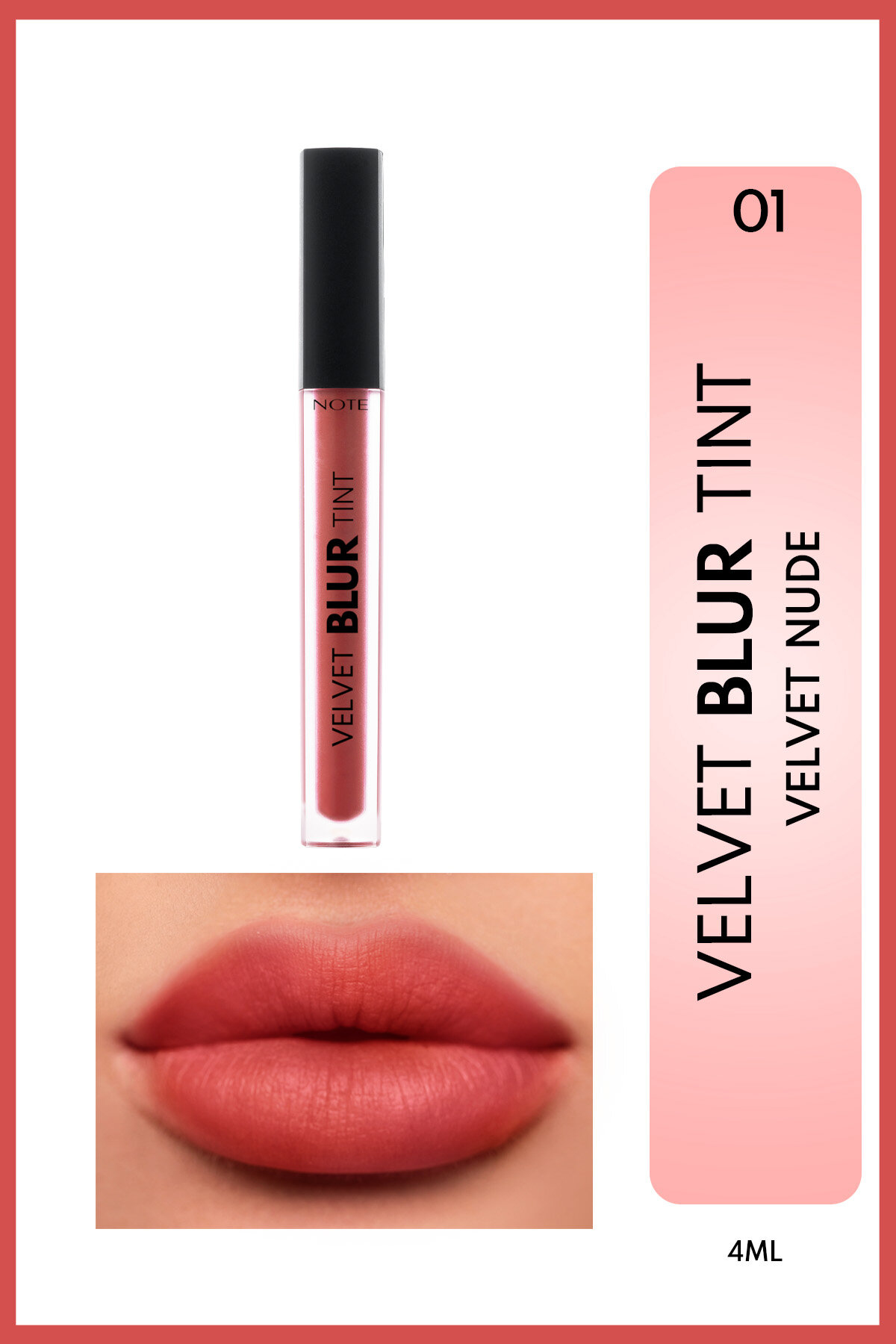Note mat ruj velvet blur tınt 01