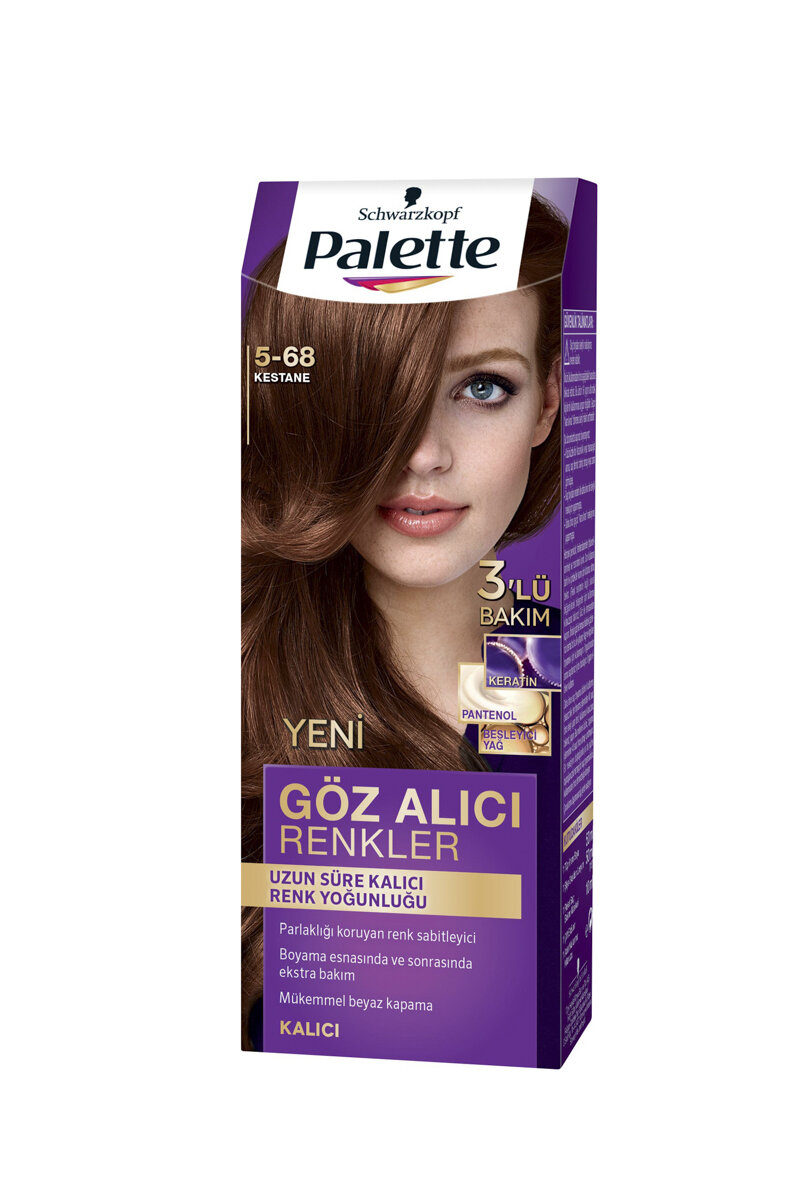 Pnc Palette Saç Boyası Göz Alıcı Renkler 5-68 Medium Chestnut