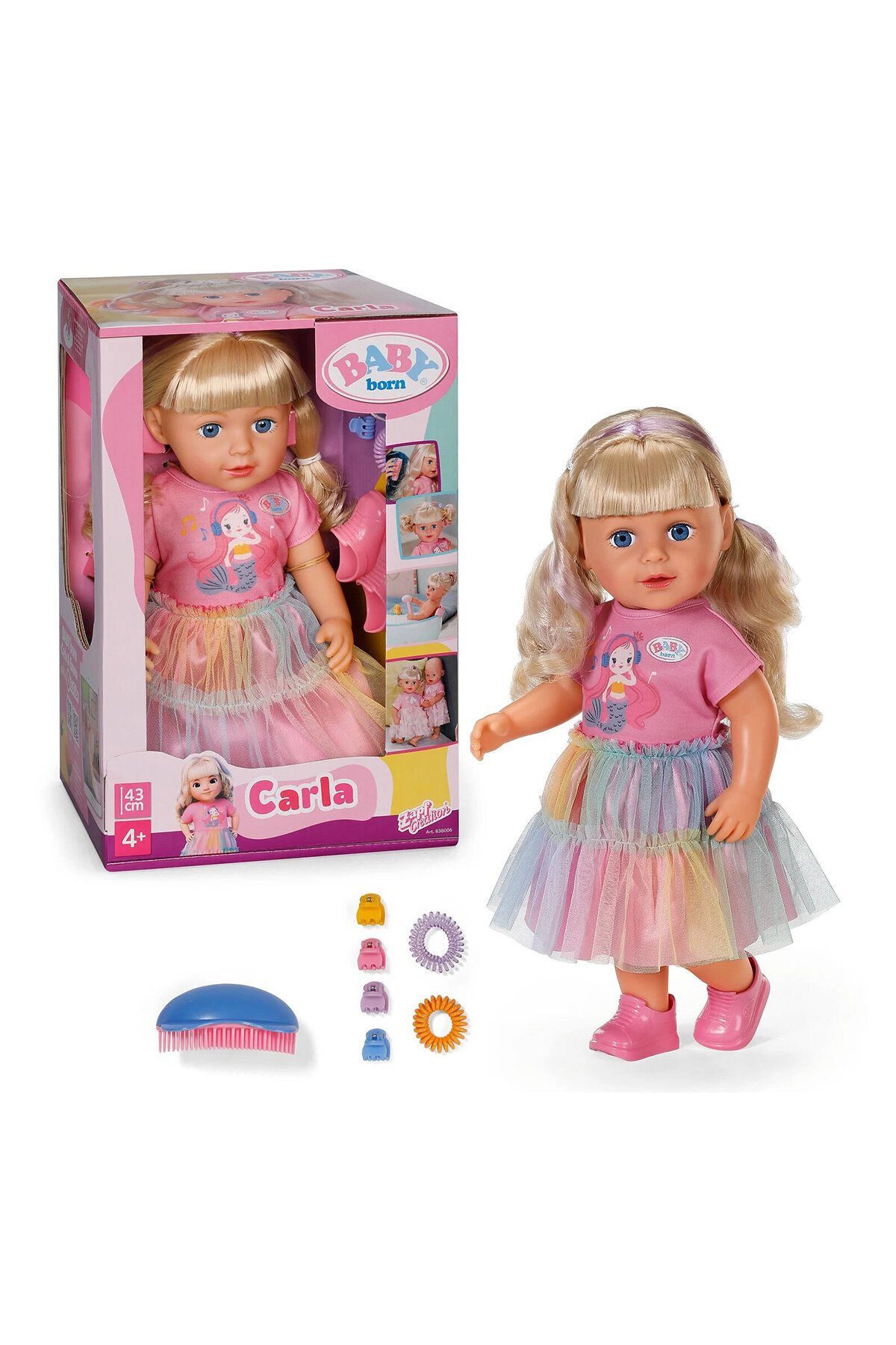Baby Born Carla Kız Kardeş Bebeği 43 cm
