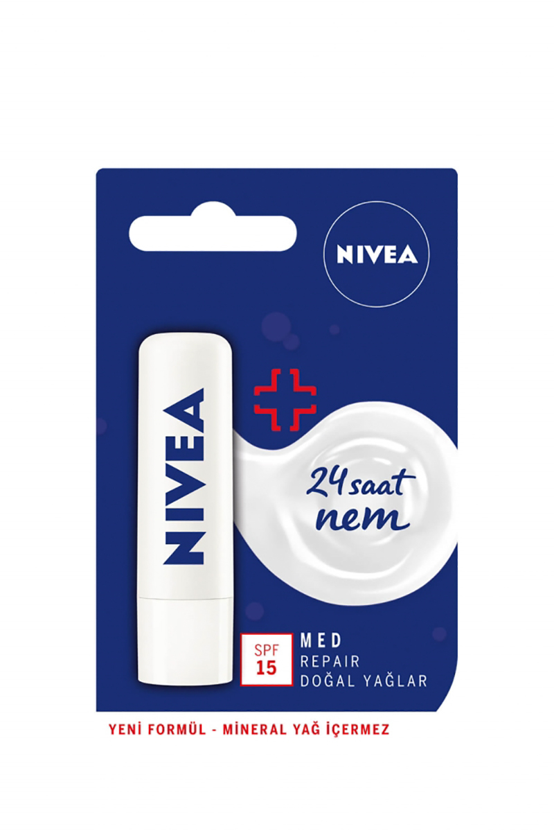 Nivea Lip Dudak Bakım Kremi Med Repair Gkf 15