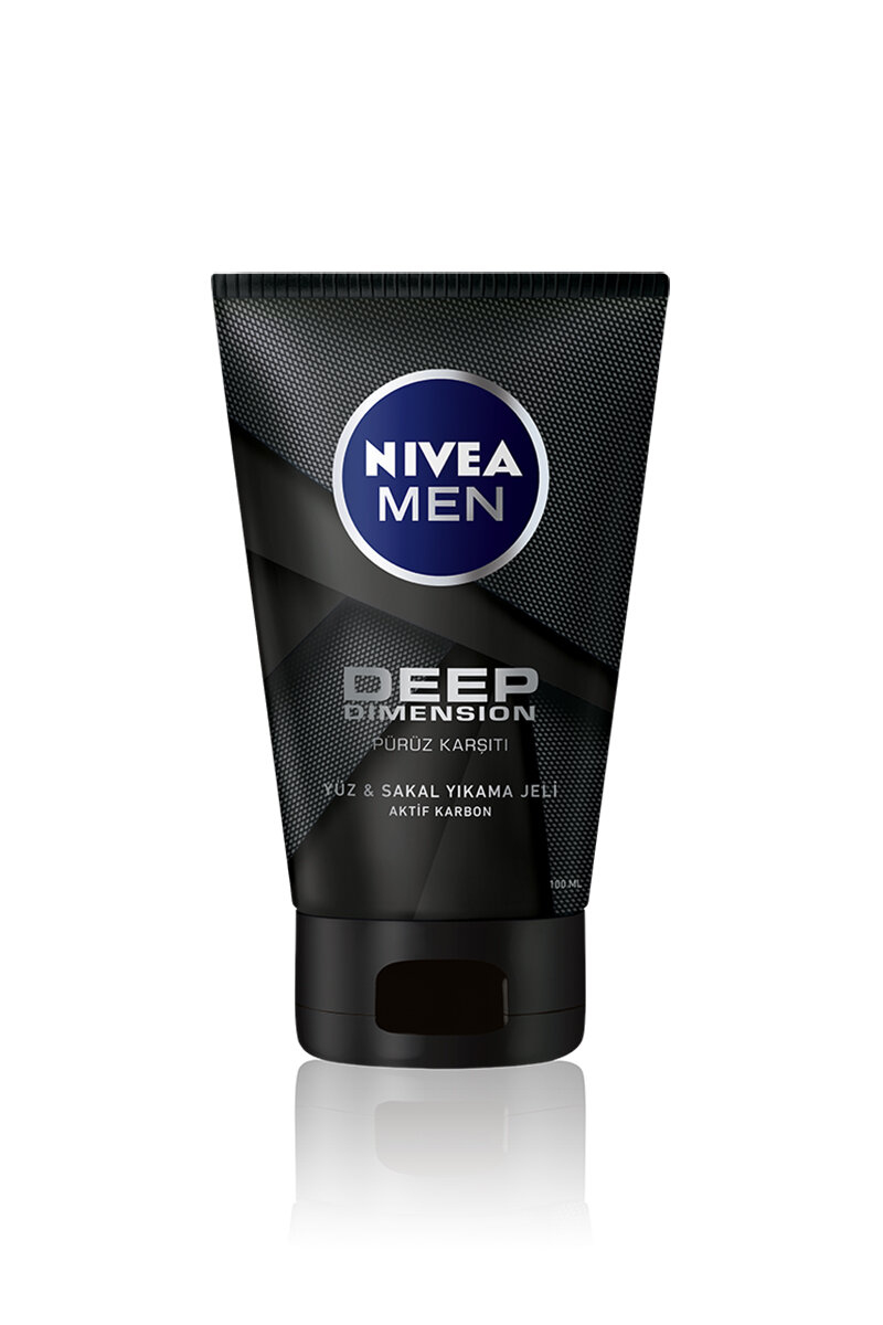 Nivea Men Yüz&Sakal Yıkama Jeli Deep 100 ml