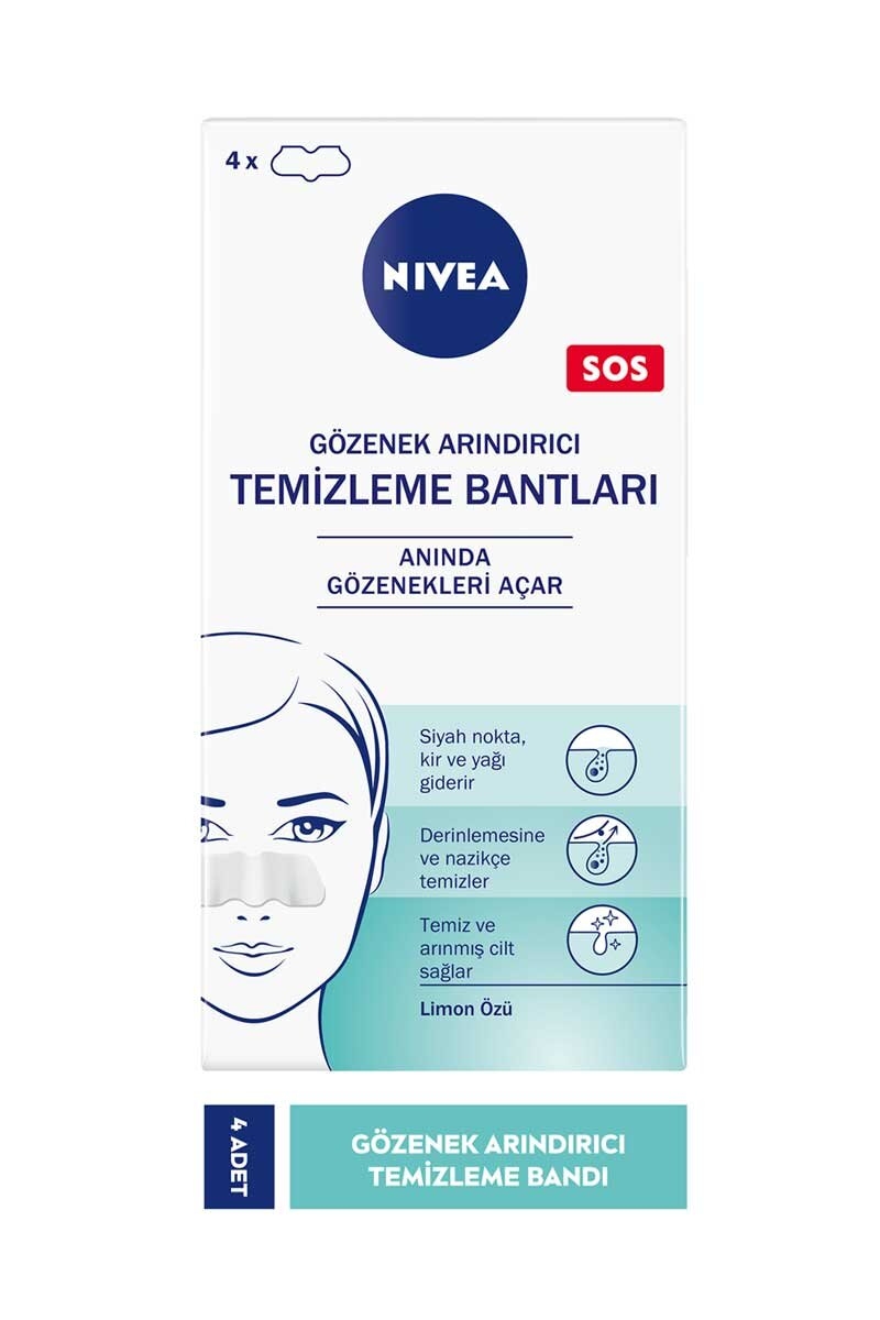 Nivea Gözenek Arındırıcı Temizleme Bantları 4'lü
