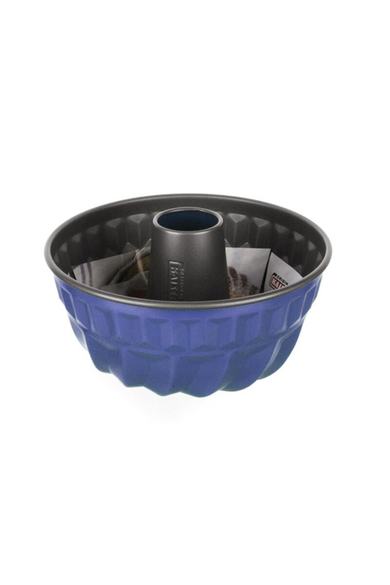 Kaiser Borulu Kek Kalıbı 22 Cm Mavi