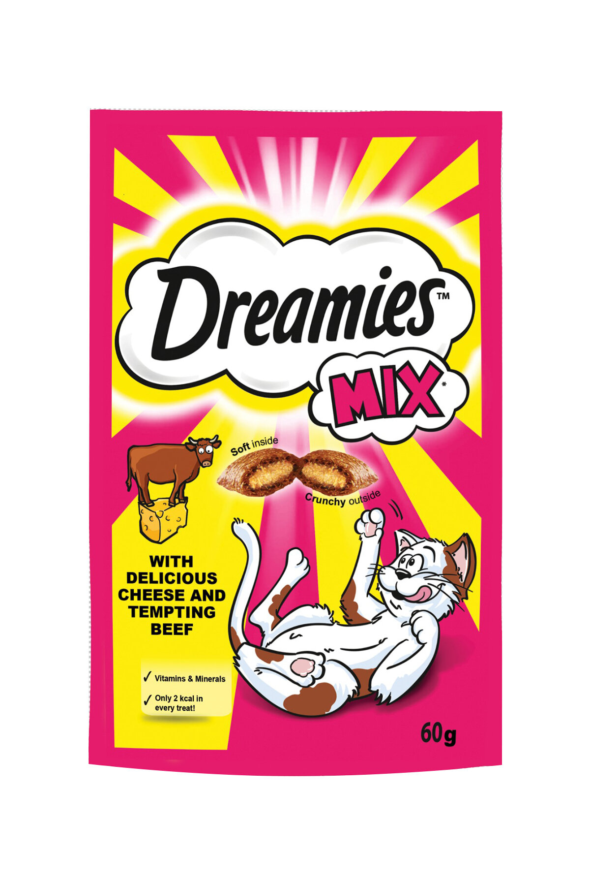 Dreamies Sığırlı ve Peynirli Kedi Ödül Mama 60 Gr
