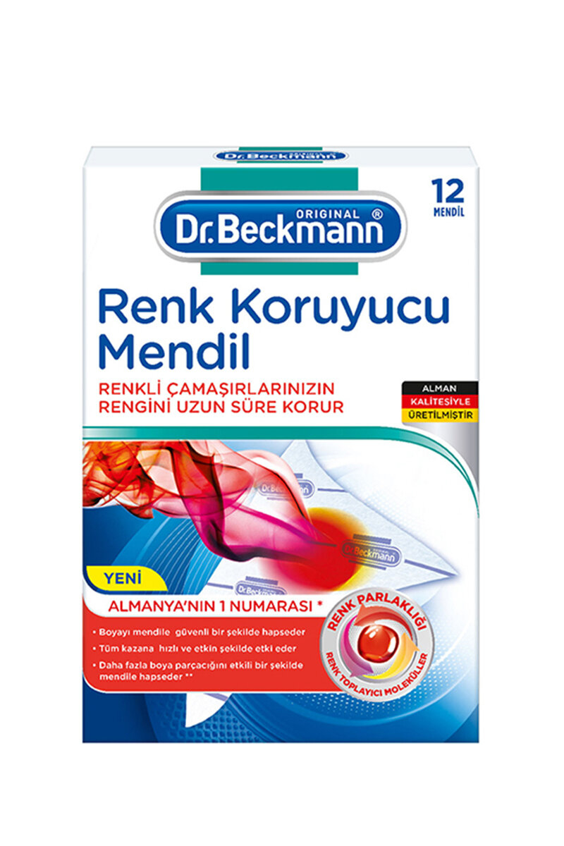 Dr.Beckmann Renk Koruyucu Mendil 12'li