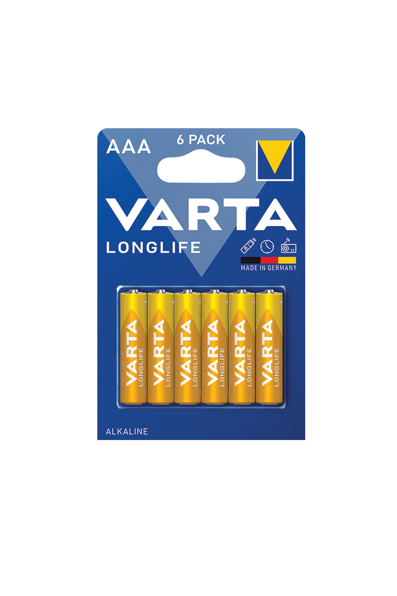 Varta Longlife Extra 6'Lı İnce Pil