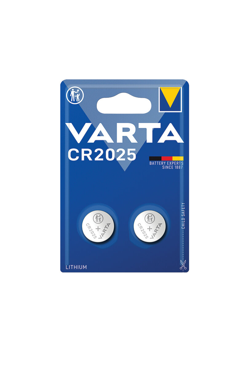 Varta Düğme Pil Lityum 2'li CR2025