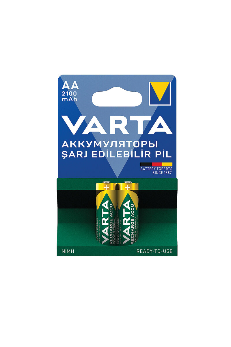 Varta Pil Rechargeable Power 2' Li Kalem Pil 2100 Mah