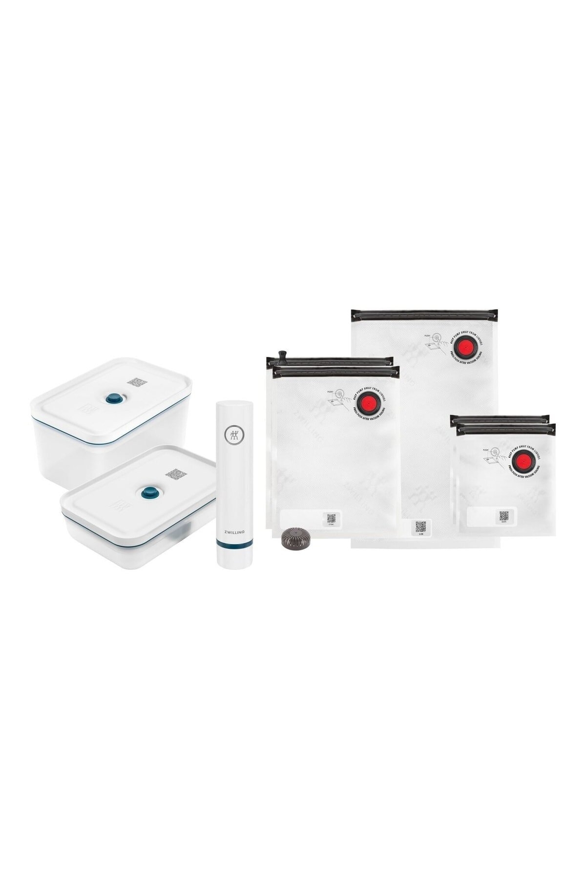 Zwilling Vakum Başlangıç Seti Plastik L Boy 8 Parça Lamer