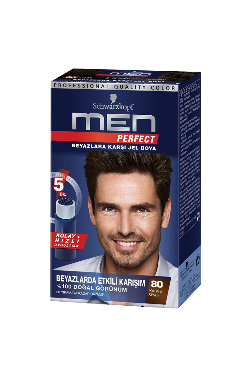 Men Perfect 80 Siyah Kahve Erkek Saç Boyası