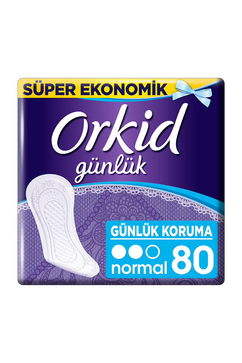 Orkid Günlük Ped 4'lü Normal 80 Adet