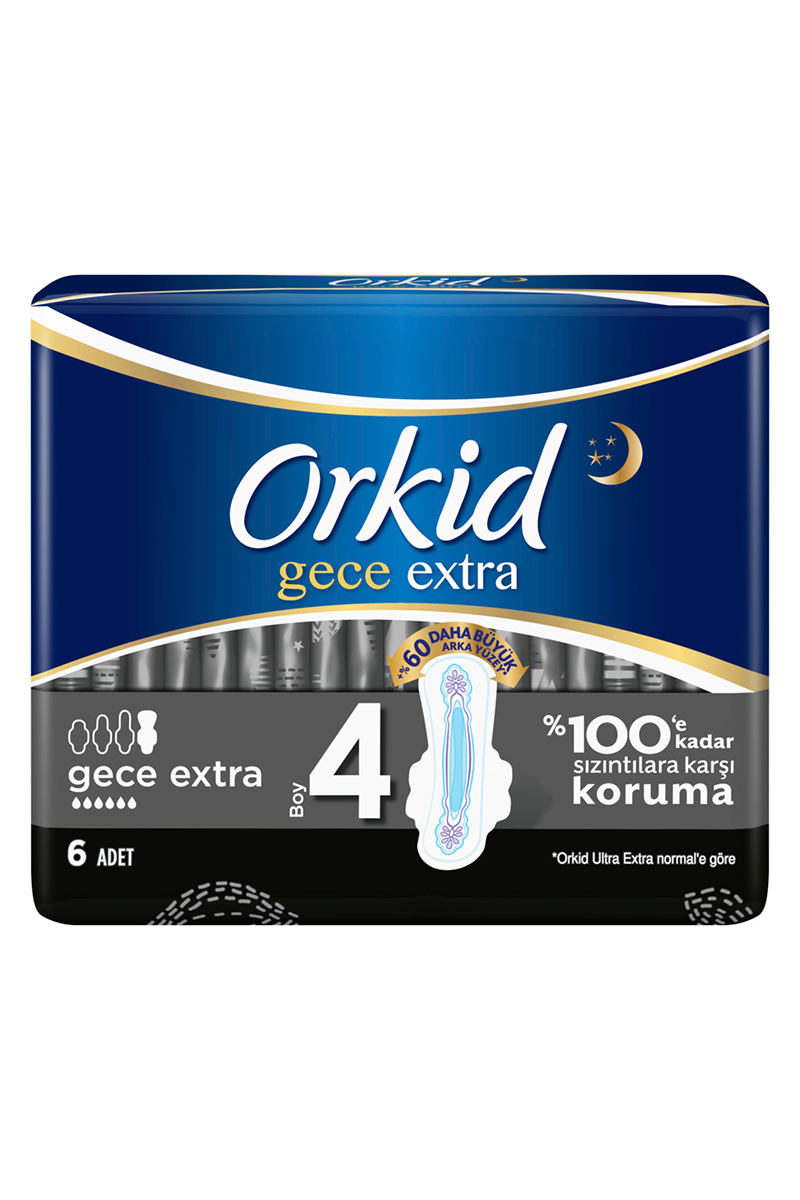 Orkid Ultra Extra Tekli Gece Extra 6 Adet
