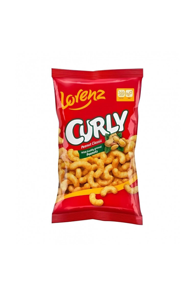 Lorenz Curly Yer Fıstıklı Cips 120 g