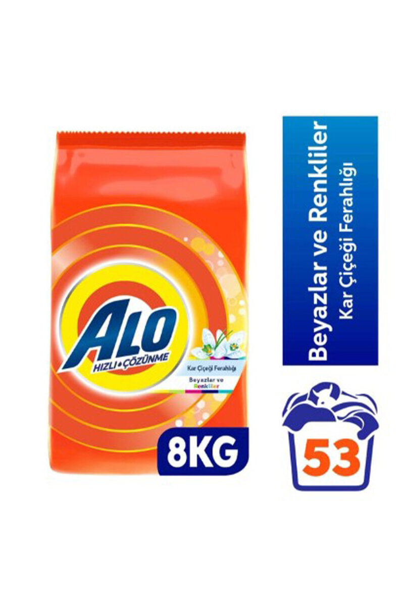 Alo 8 Kg Renkli & Beyaz