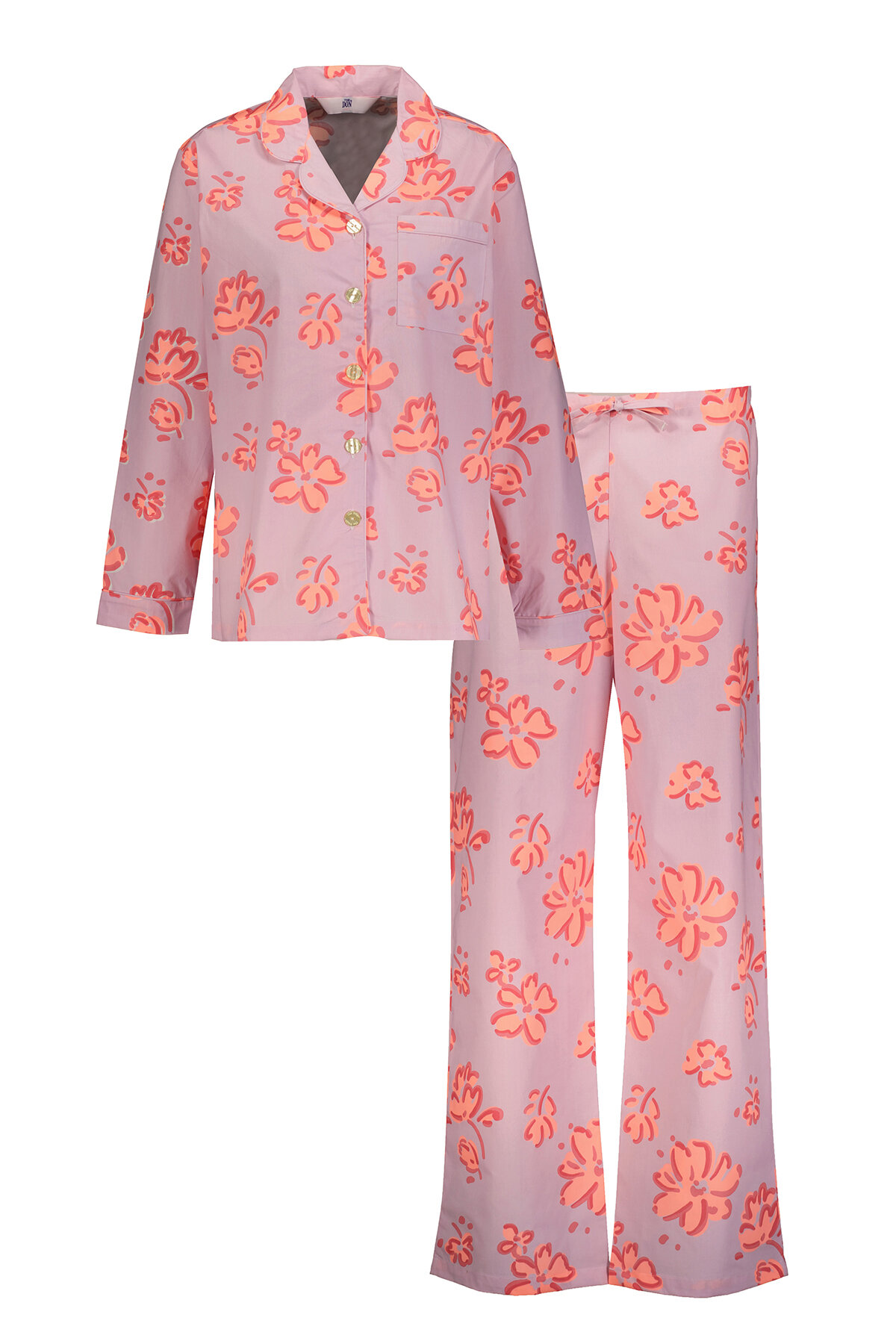 The Don Kadın Pijama Takımı TDNPJM002116RNK