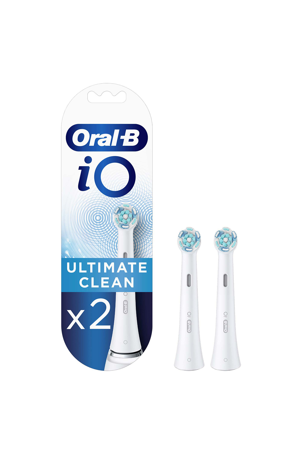 Oral B IO Ultimate Clean Şarjlı Diş Fırçası Yedek Başlığı 2'li Beyaz