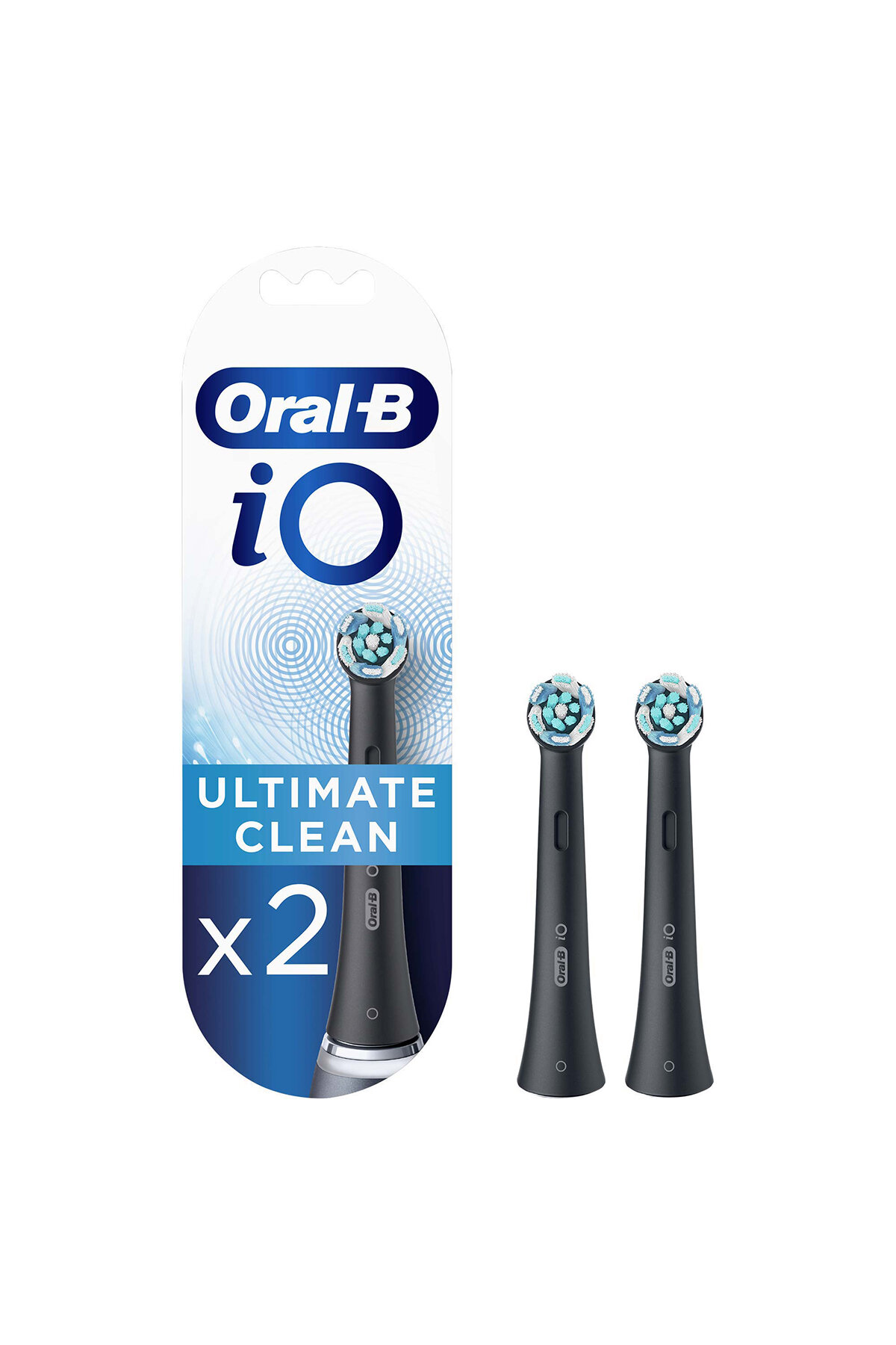 Oral B IO Ultimate Clean Şarjlı Diş Fırçası Yedek Başlığı 2'li Siyah