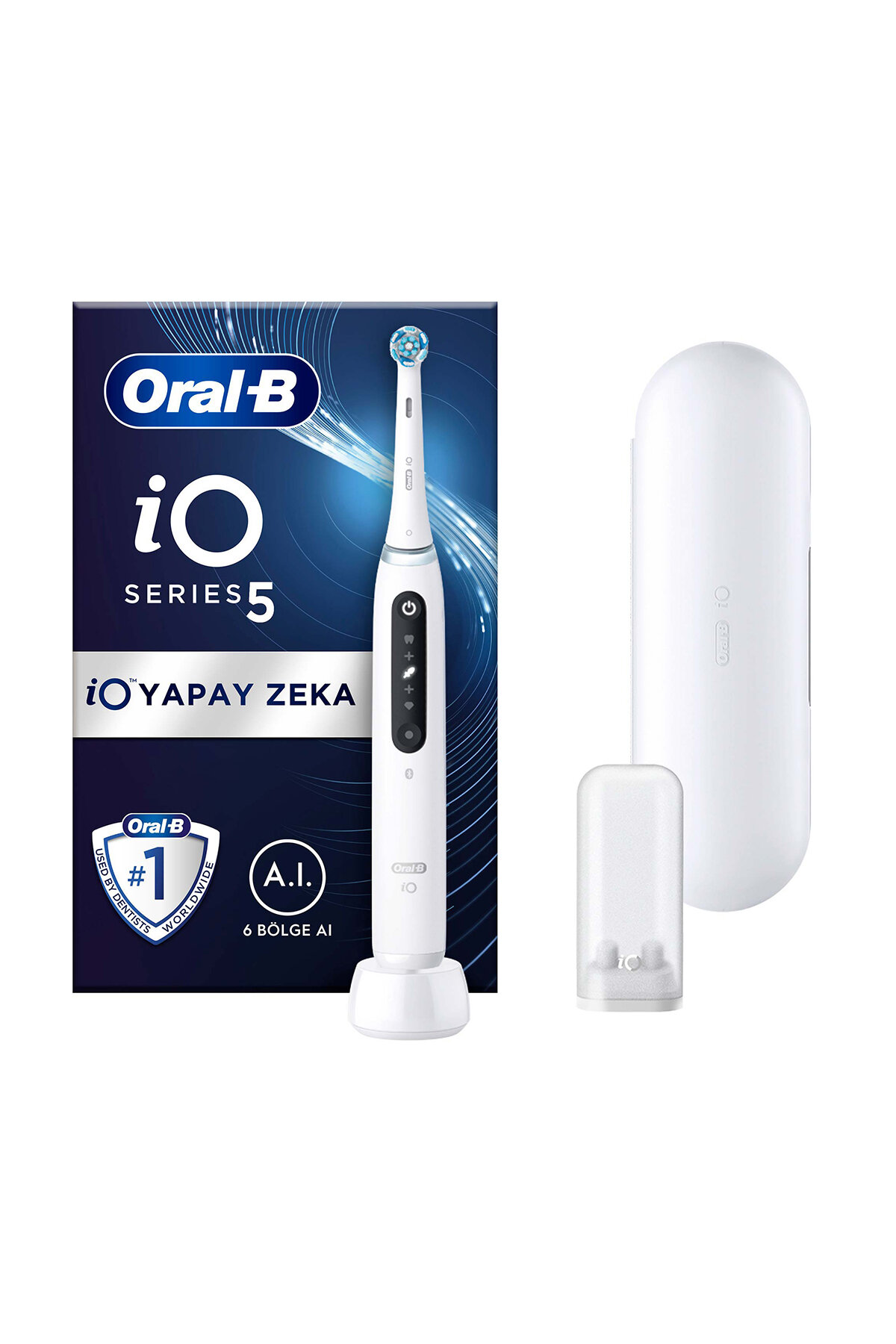 Oral B Şarjlı Diş Fırçası IO5 Beyaz