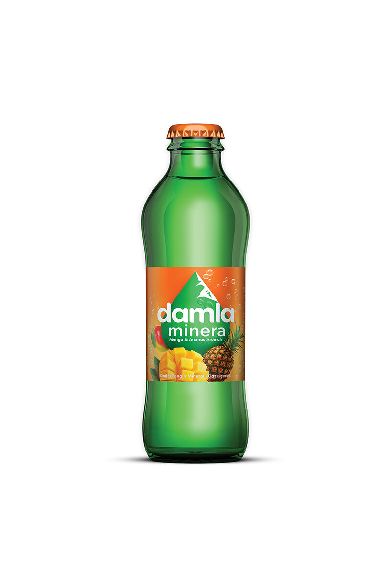Damla Mango Ananas Aromalı Maden Suyu 200 ml