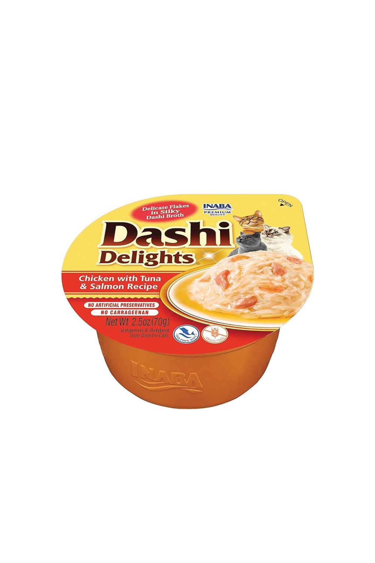 Ciao Dashi Delights Tavuk & Ton ve Somon Balıklı Kedi Çorbası 70 Gr