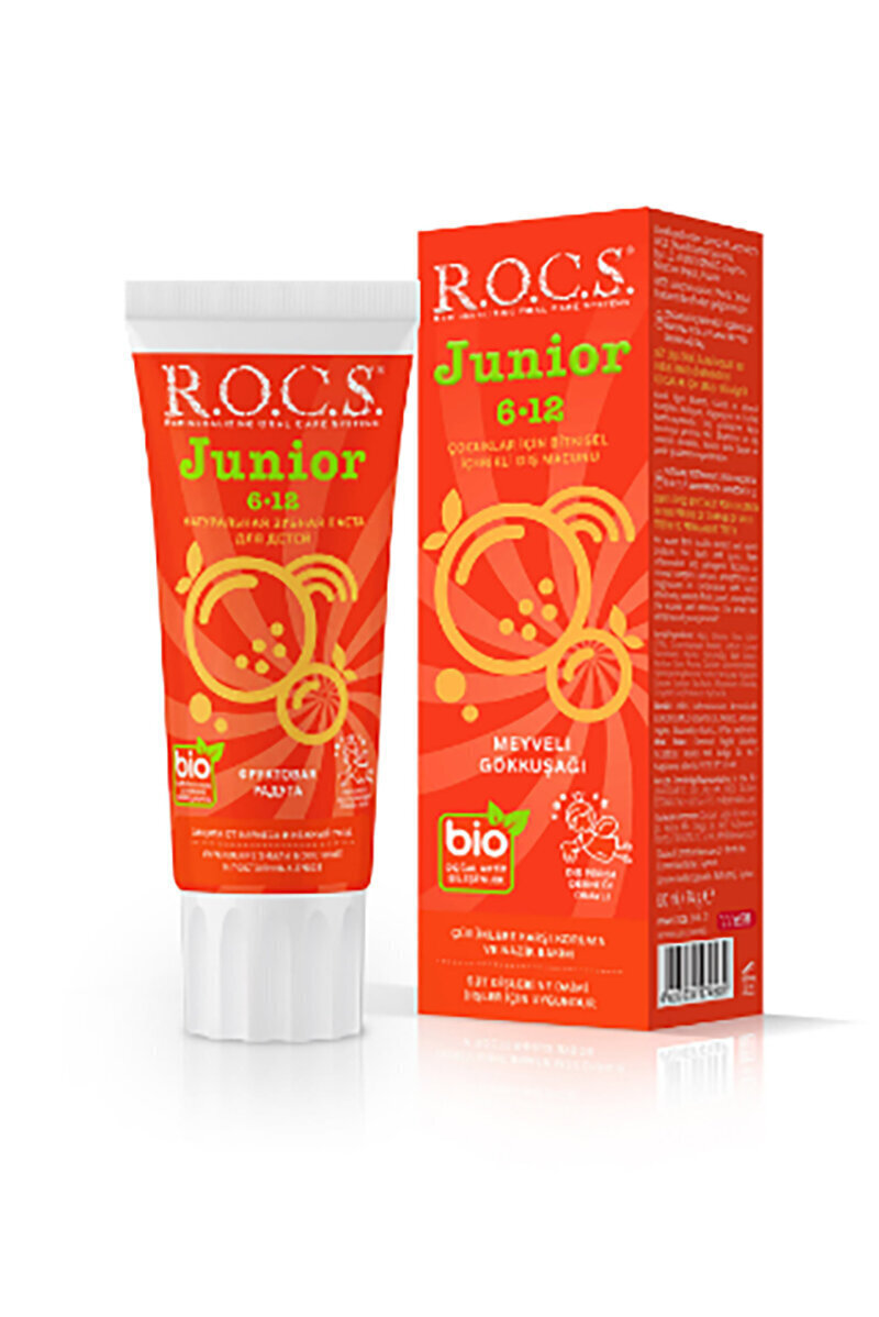 Rocs Junior 6-12 Yaş Meyveli Gökküşağı Diş Macunu 60ml