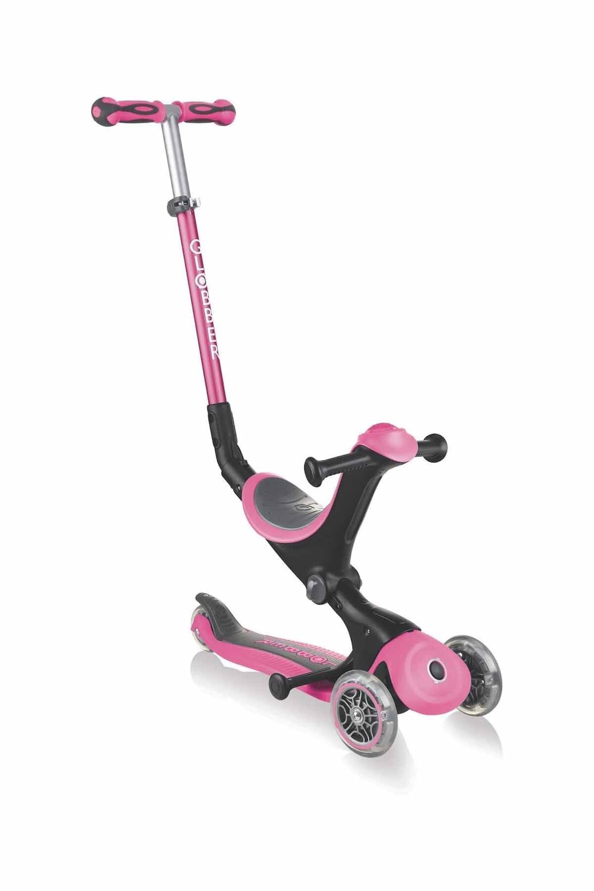 Globber Go Up Deluxe Işıklı Scooter Pastel Pembe