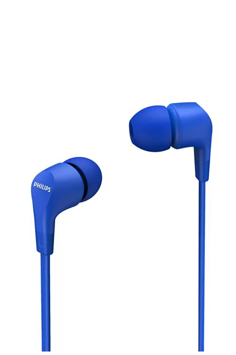 Philips TAE1105 Kablolu Kulak İçi Kulaklık (Mikrofonlu) Mavi