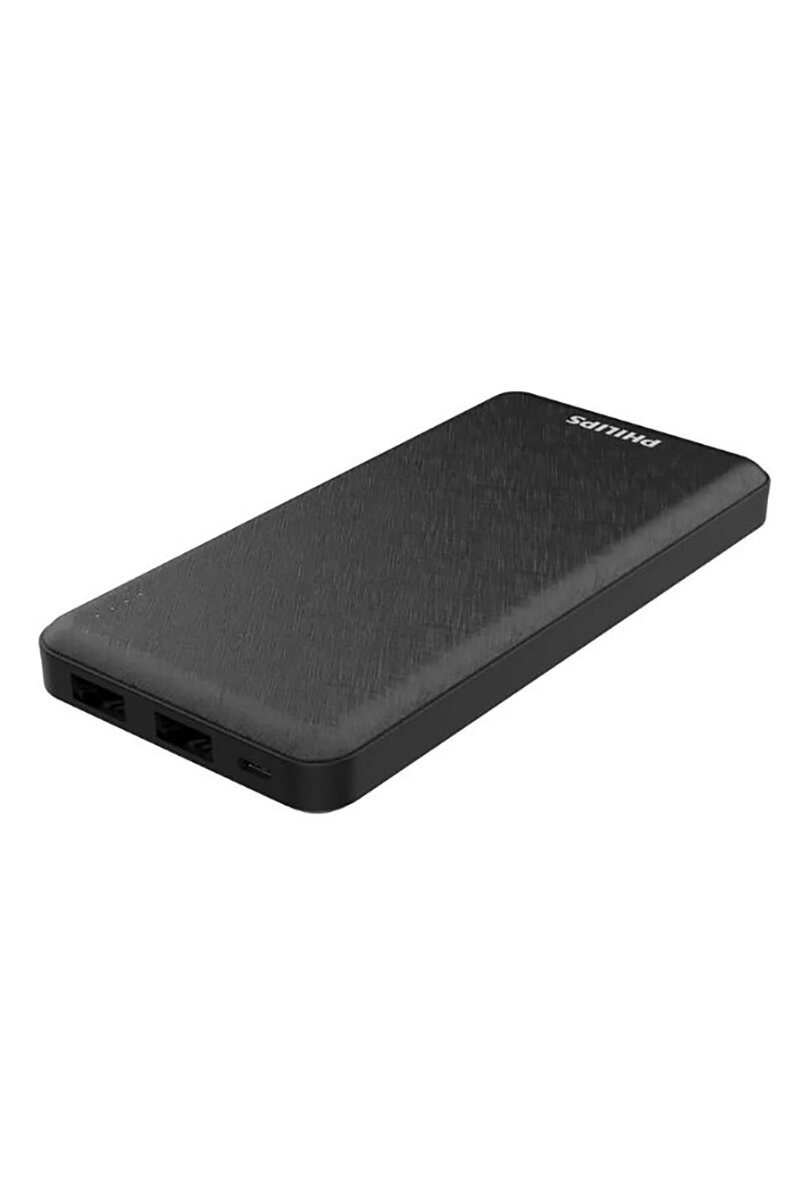 Philips 10.000 mAh PowerBank Siyah (2 Çıkış)