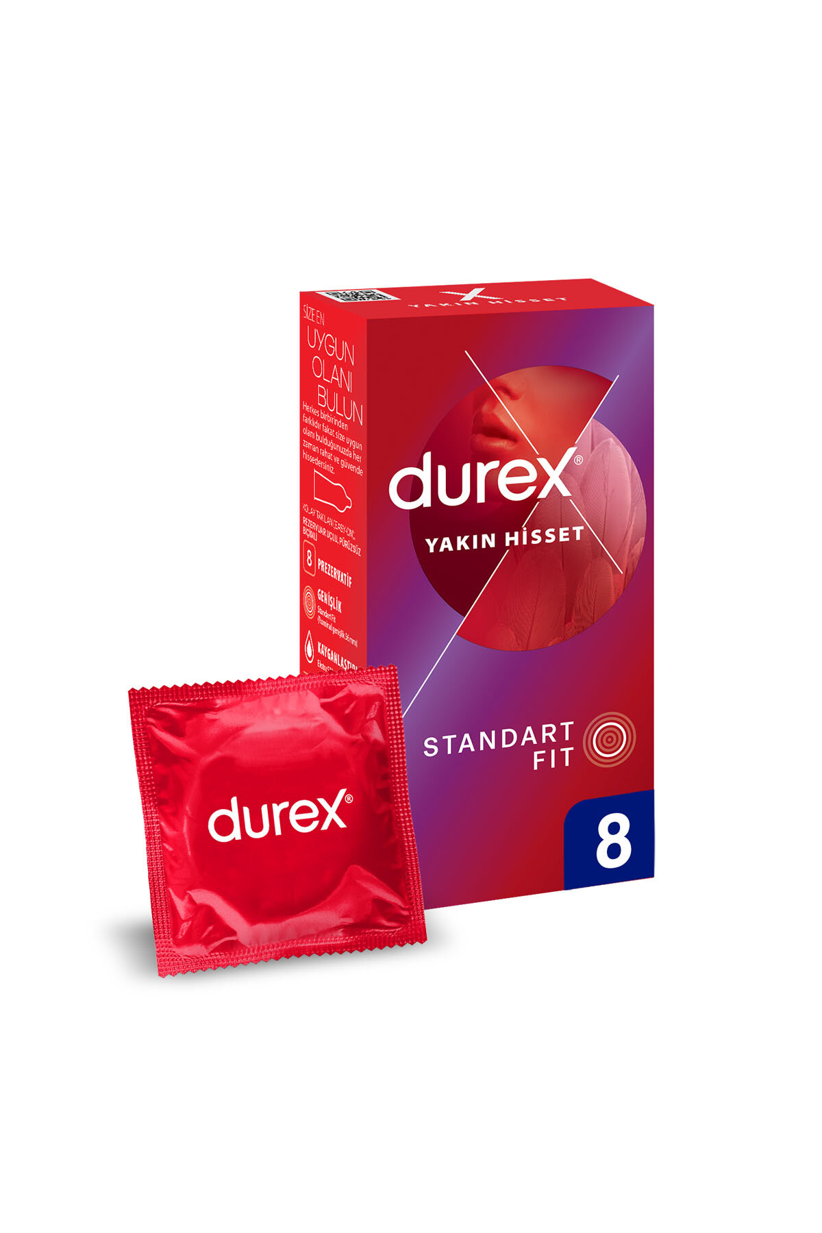 Durex Yakın Hisset Standart Fit 8'li