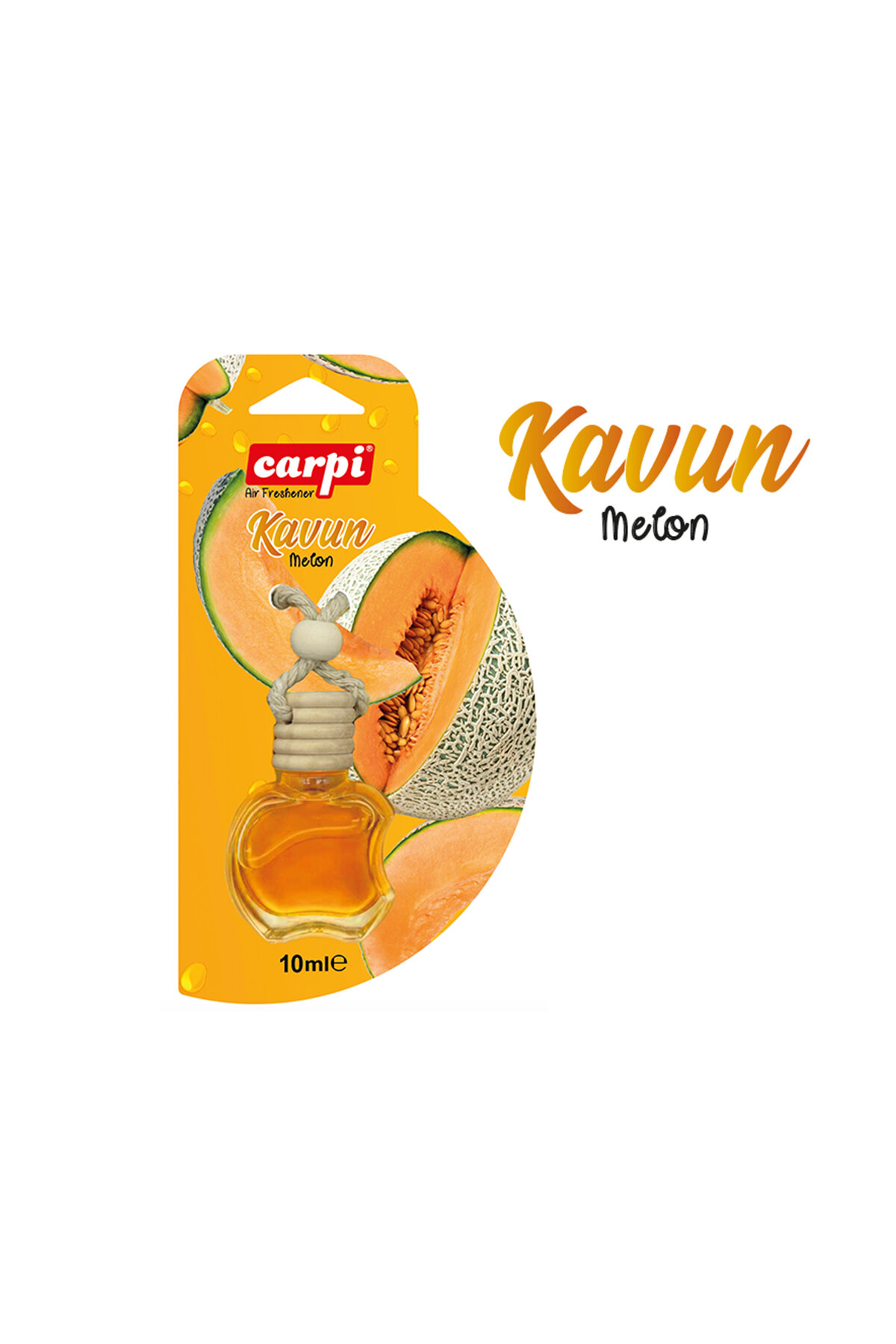 Carpi Dekoratif Ahşap Ayna Kokusu Kavun 10ml