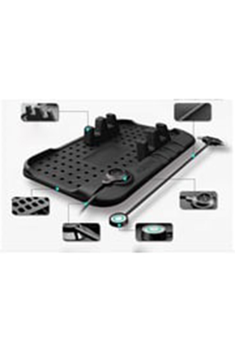 Carub Telefon Kaydırmaz Ped ve Şarj Standı